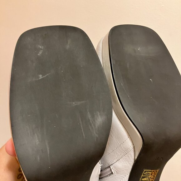 BRAND NEW! Jeffrey Campbell *MAKENA* Mod Boots in Gray! Size 8.5. SOLD OUT! - Picture 12 of 15